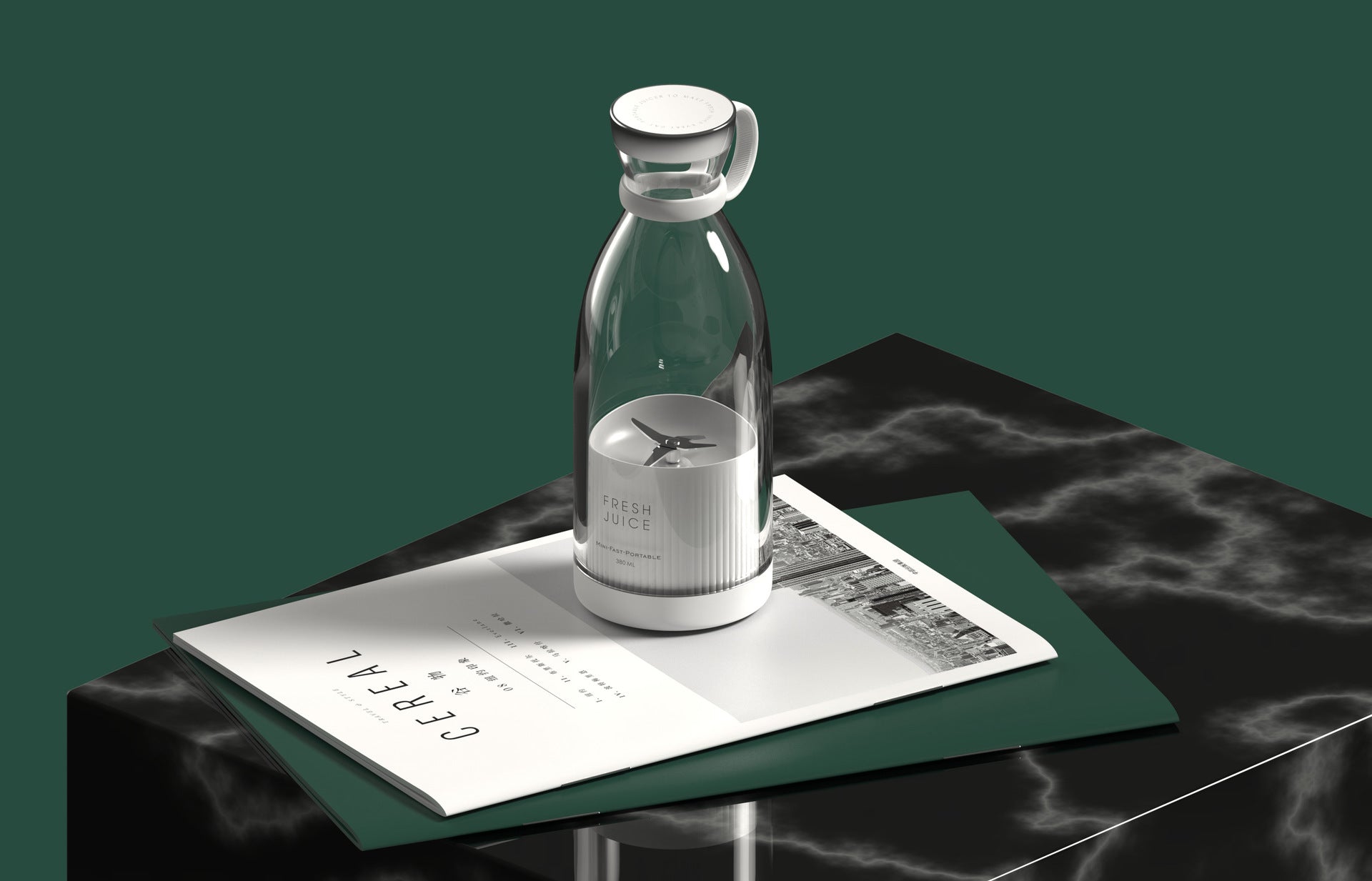 Elektrisk Smoothieblender - Portabel & Laddningsbar 350ml