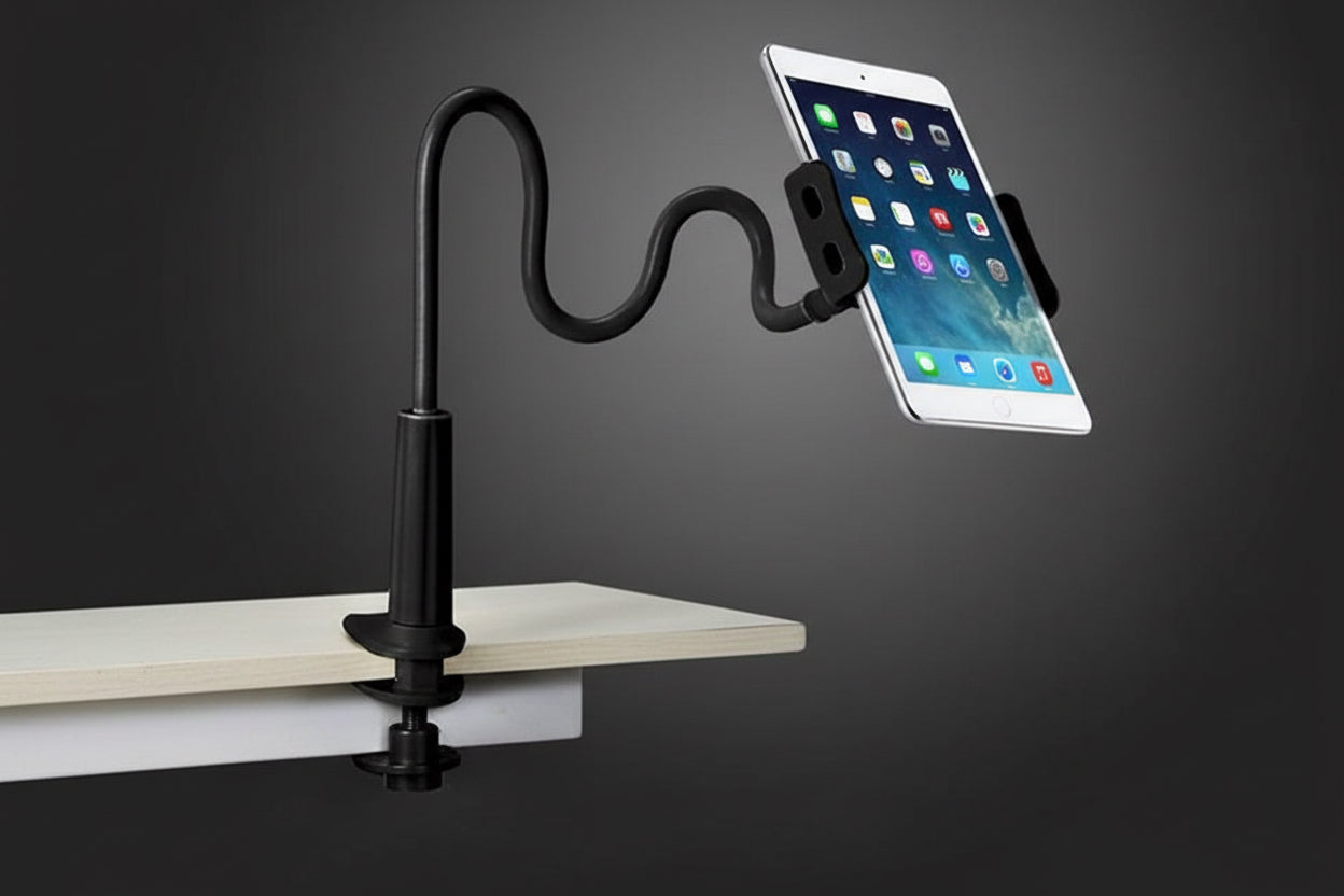 Flexibel Mobil- & Surfplattehållare - Perfekt för Äldre & Sängläsning